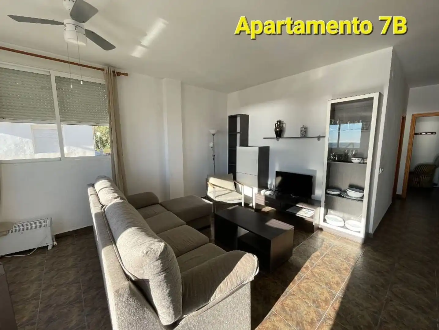 Living room of Flat for sale in Alcalà de Xivert  with Private garden, Terrace and Community pool