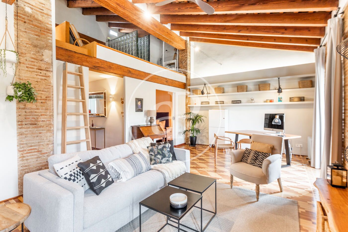 Sala de estar de Piso en venta en  Valencia Capital con Calefacción, Terraza y Balcón