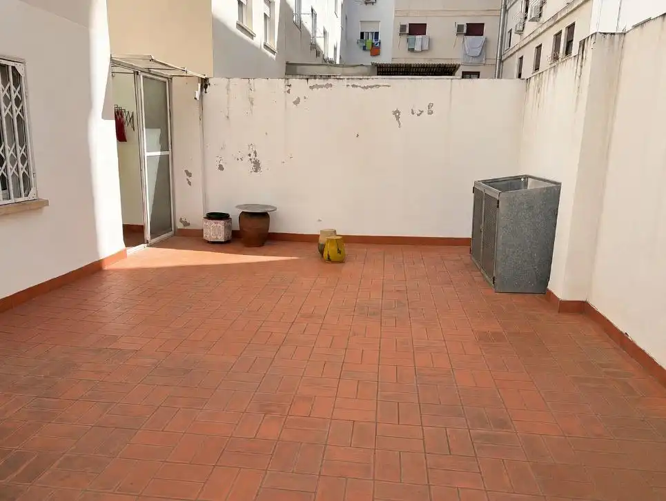 Terraza de Piso de alquiler en Oliva con Calefacción, Terraza y Amueblado