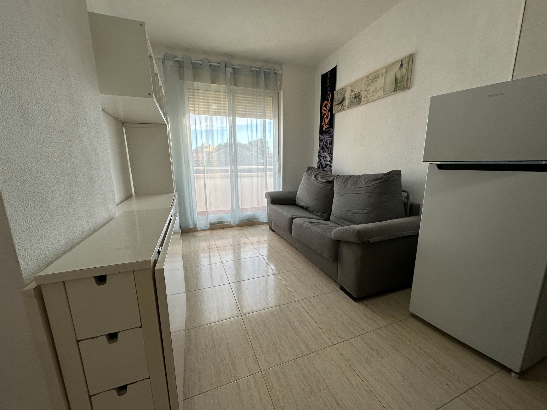 Dormitori de Apartament de lloguer en Cartagena amb Aire condicionat, Moblat i Balcó