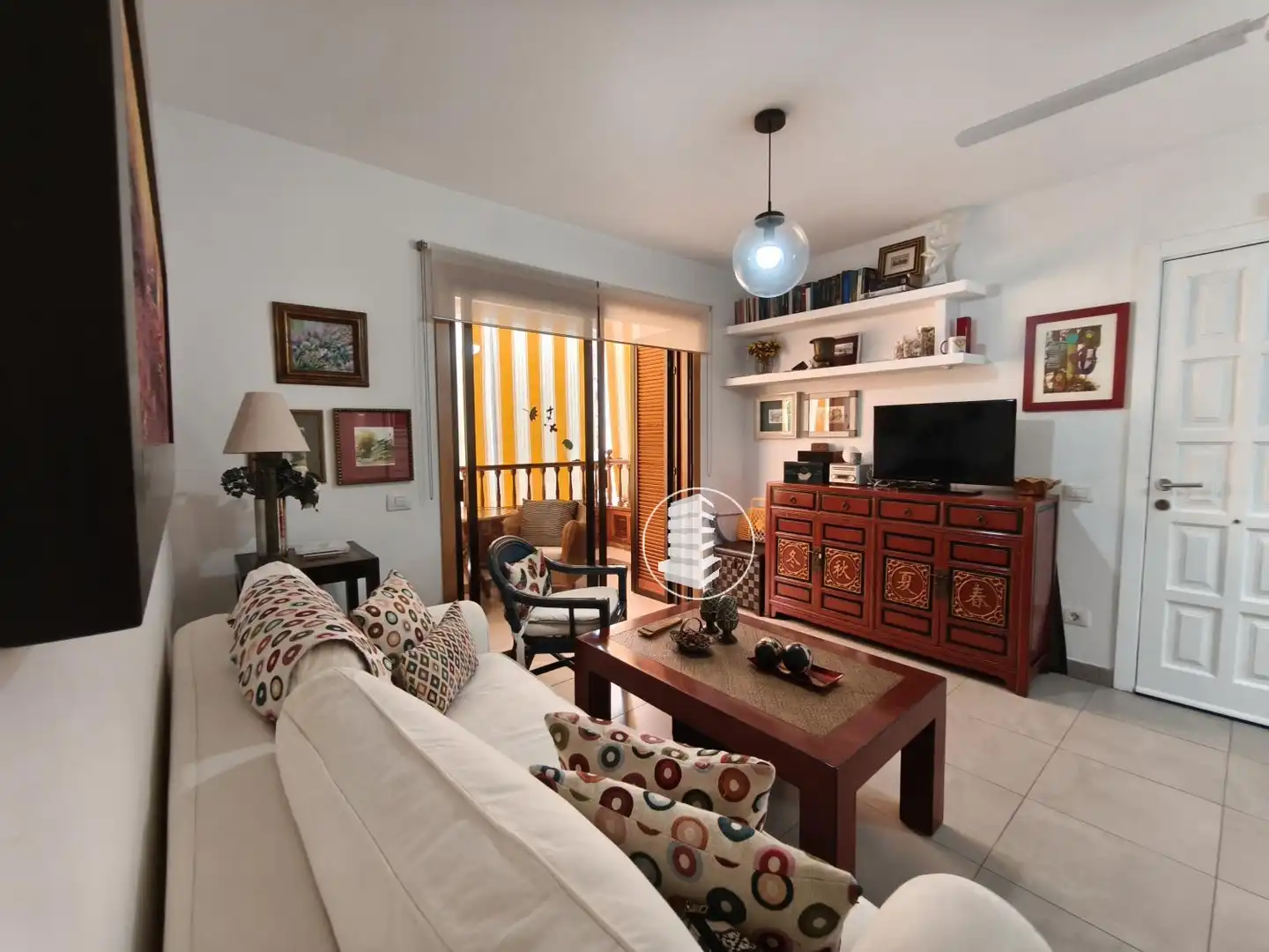 Sala de estar de Apartamento de alquiler en Arona con Jardín privado, Terraza y Piscina