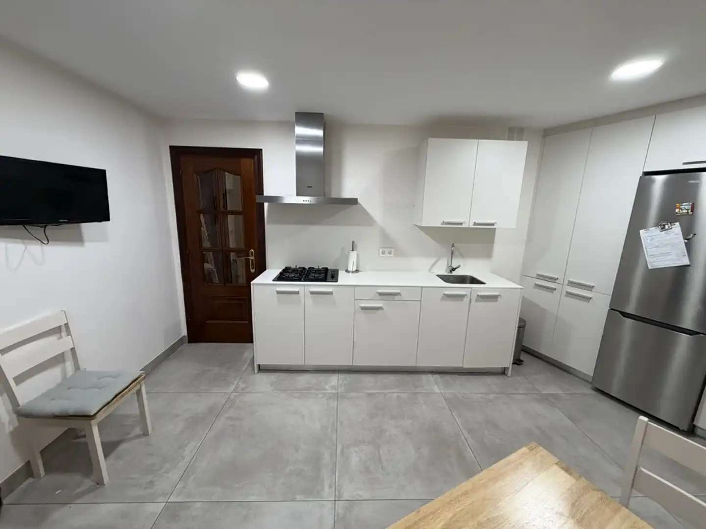 Kitchen of Flat for sale in Avilés  with Heating and Parquet flooring