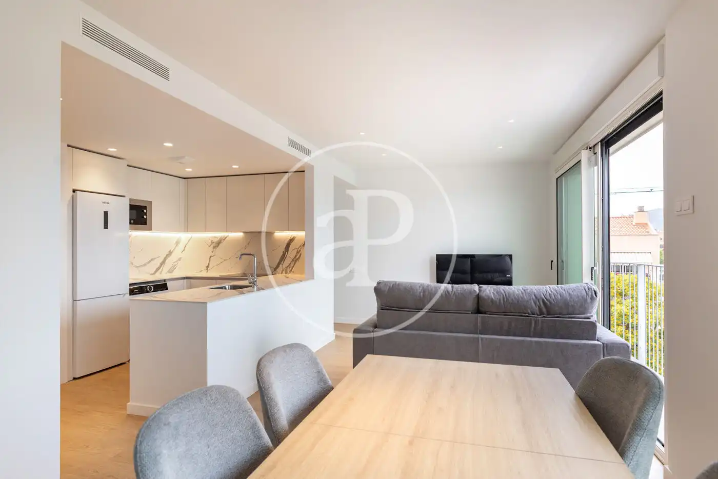 Living room of Flat for rent in Viladecans  with Air Conditioner, Heating and Terrace