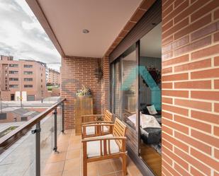 Terrace of Flat to rent in Oviedo   with Heating, Parquet flooring and Terrace