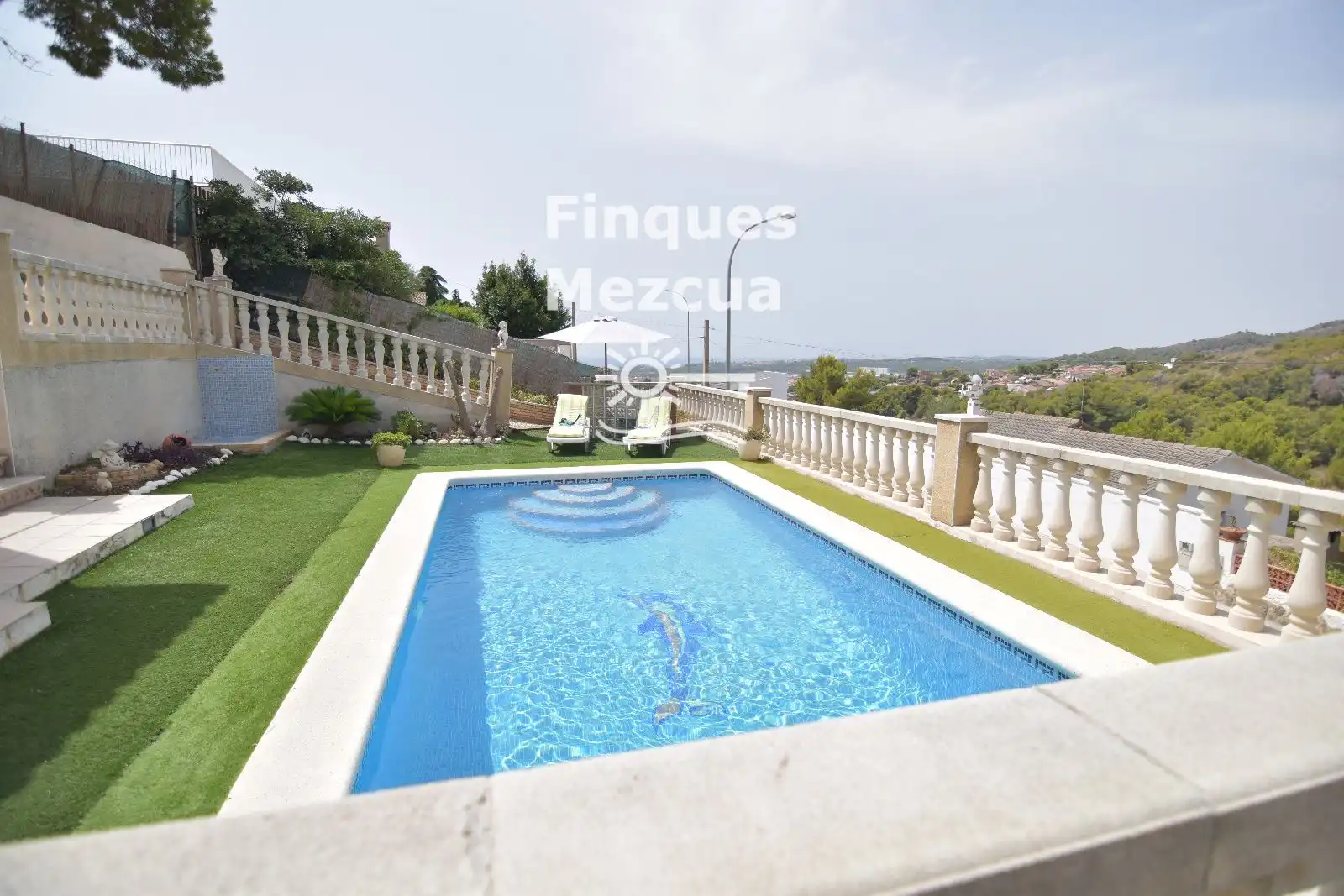 Swimming pool of Detached homes for sale in Roda de Berà  with Heating, Terrace and Swimming Pool