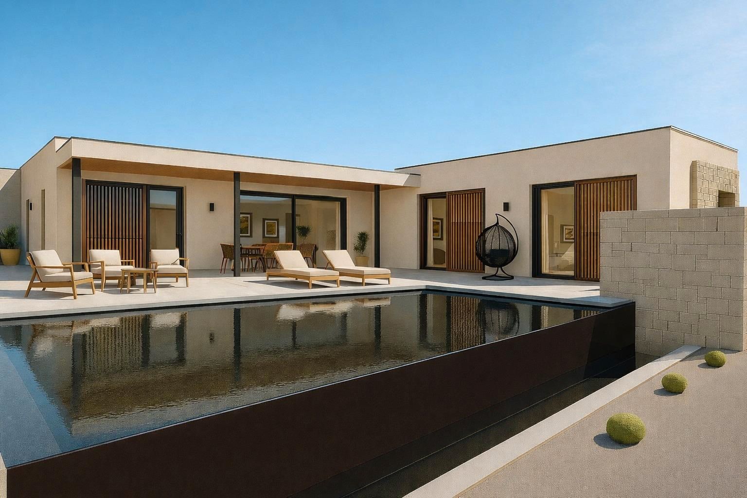 Terrassa de Casa o xalet en venda en La Oliva amb Aire condicionat, Jardí privat i Terrassa