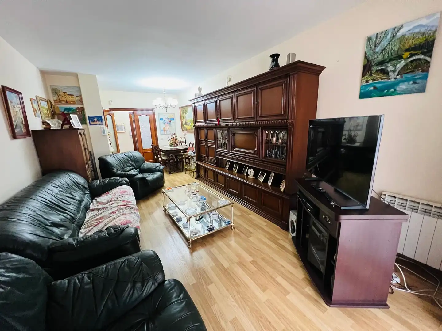 Living room of Apartments for sale in Cunit  with Heating, Parquet flooring and Terrace