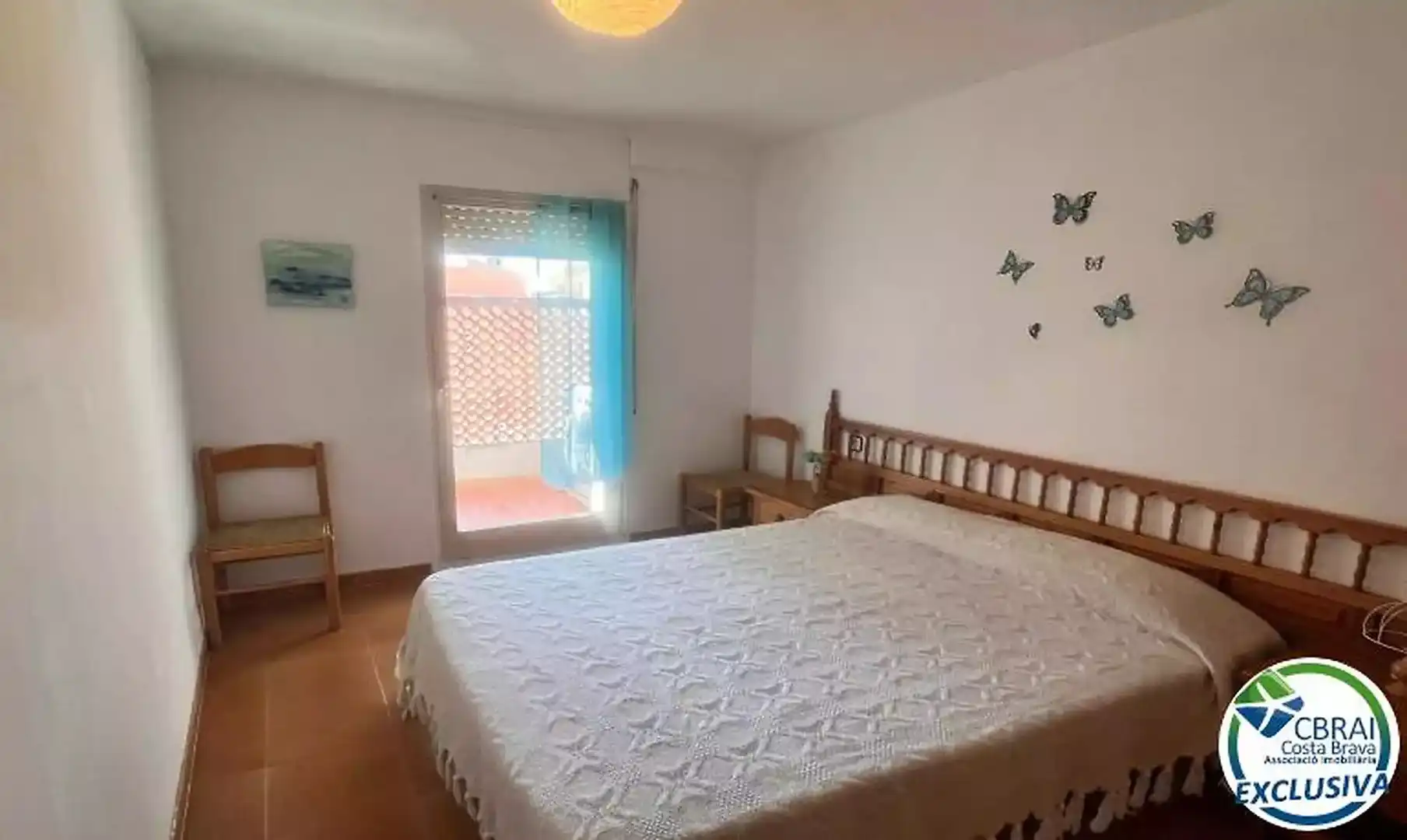Bedroom of Flat for sale in Empuriabrava  with Air Conditioner, Terrace and Furnished