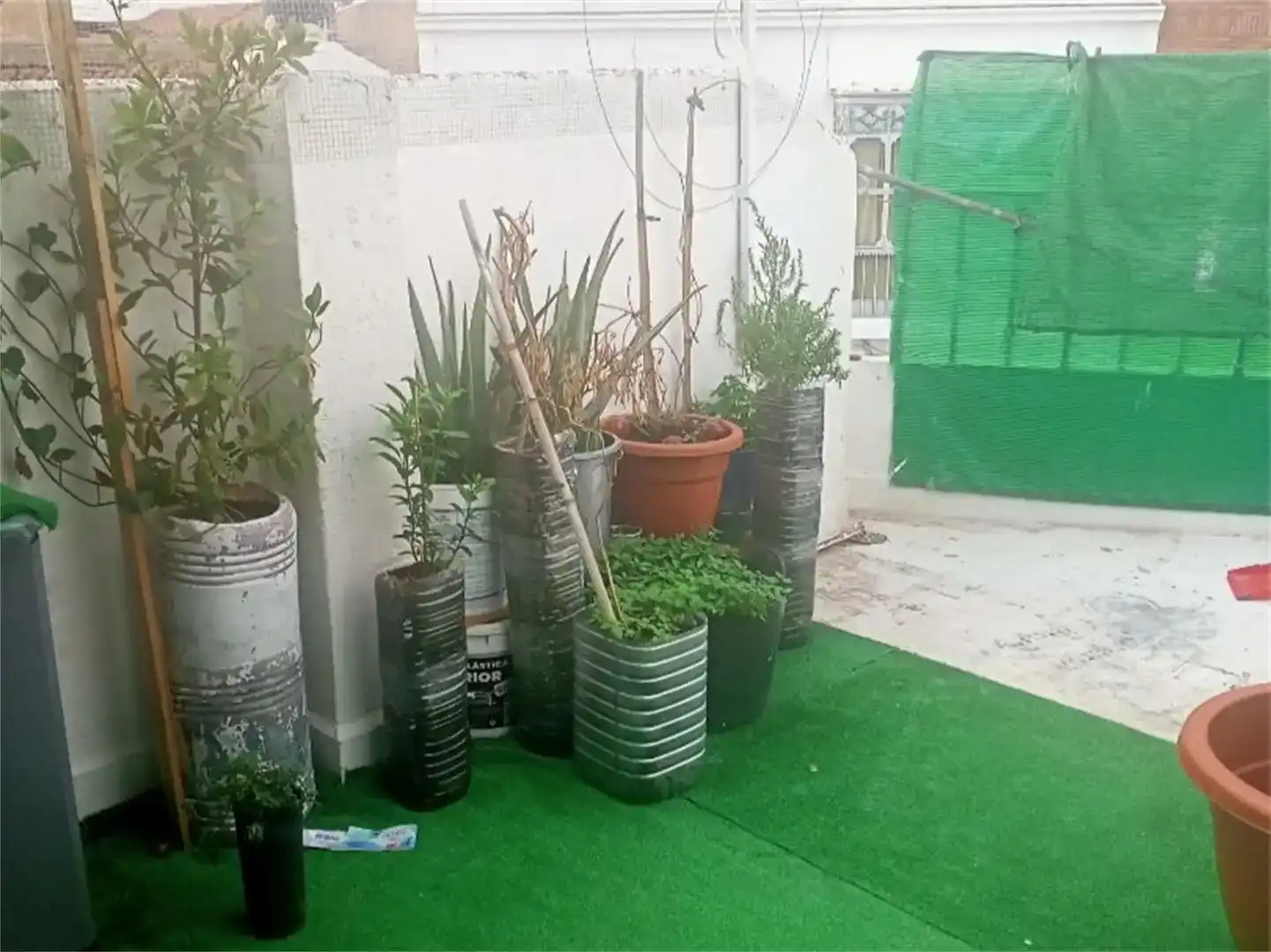 Jardí de Casa adosada en venda en Almendralejo amb Aire condicionat, Parquet i Moblat