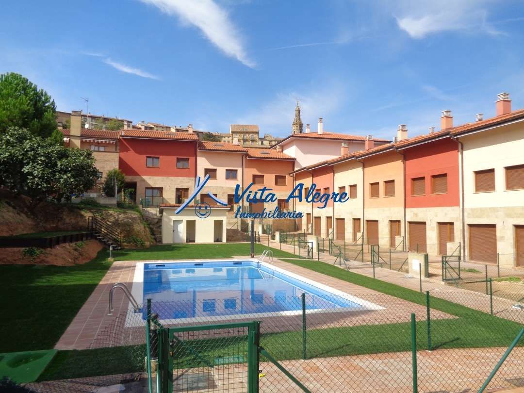 Exterior view of Single-family semi-detached for sale in Briones  with Heating, Private garden and Parquet flooring