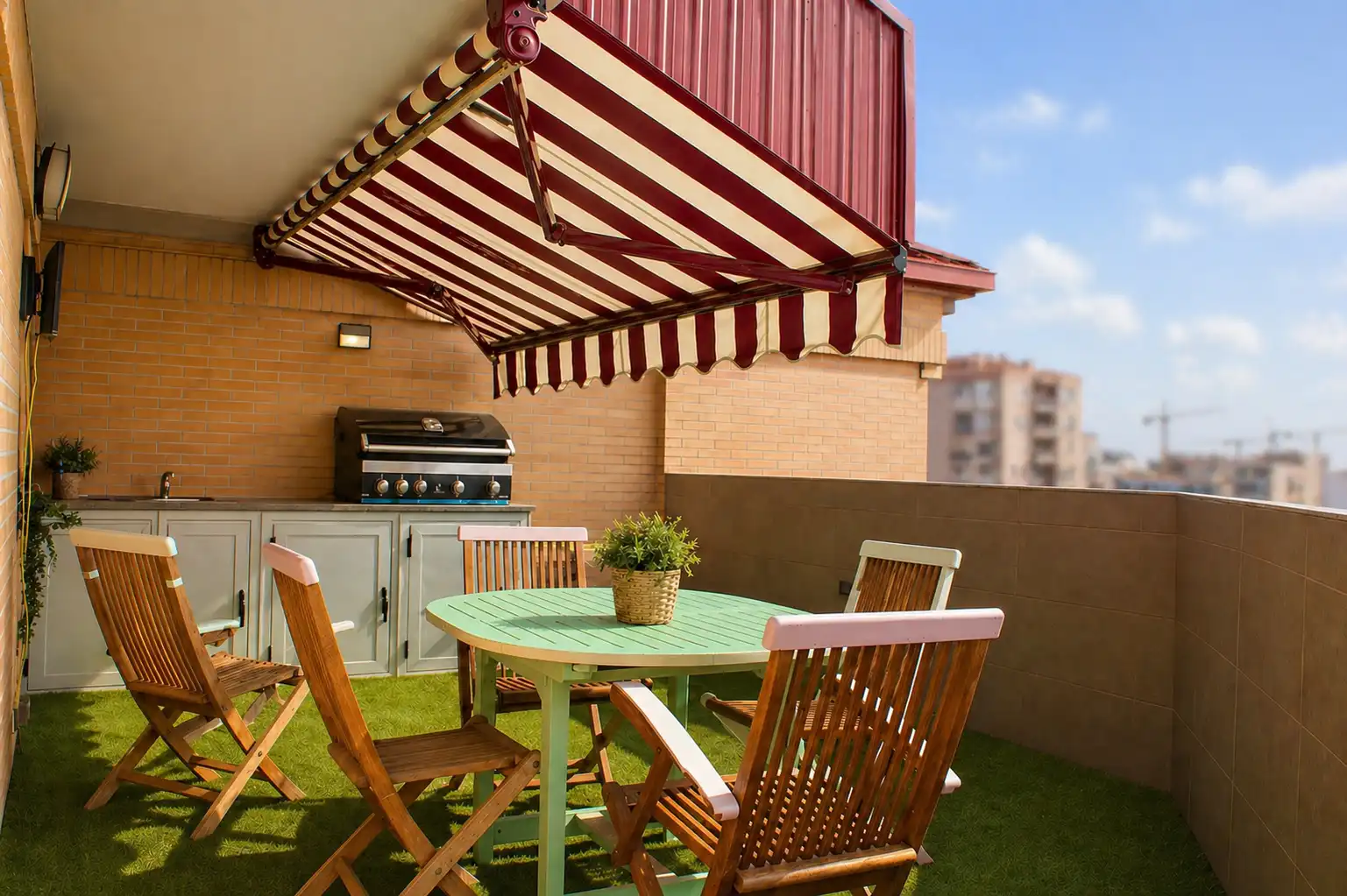 Terrace of Attic for sale in Castellón de la Plana / Castelló de la Plana  with Heating, Parquet flooring and Terrace
