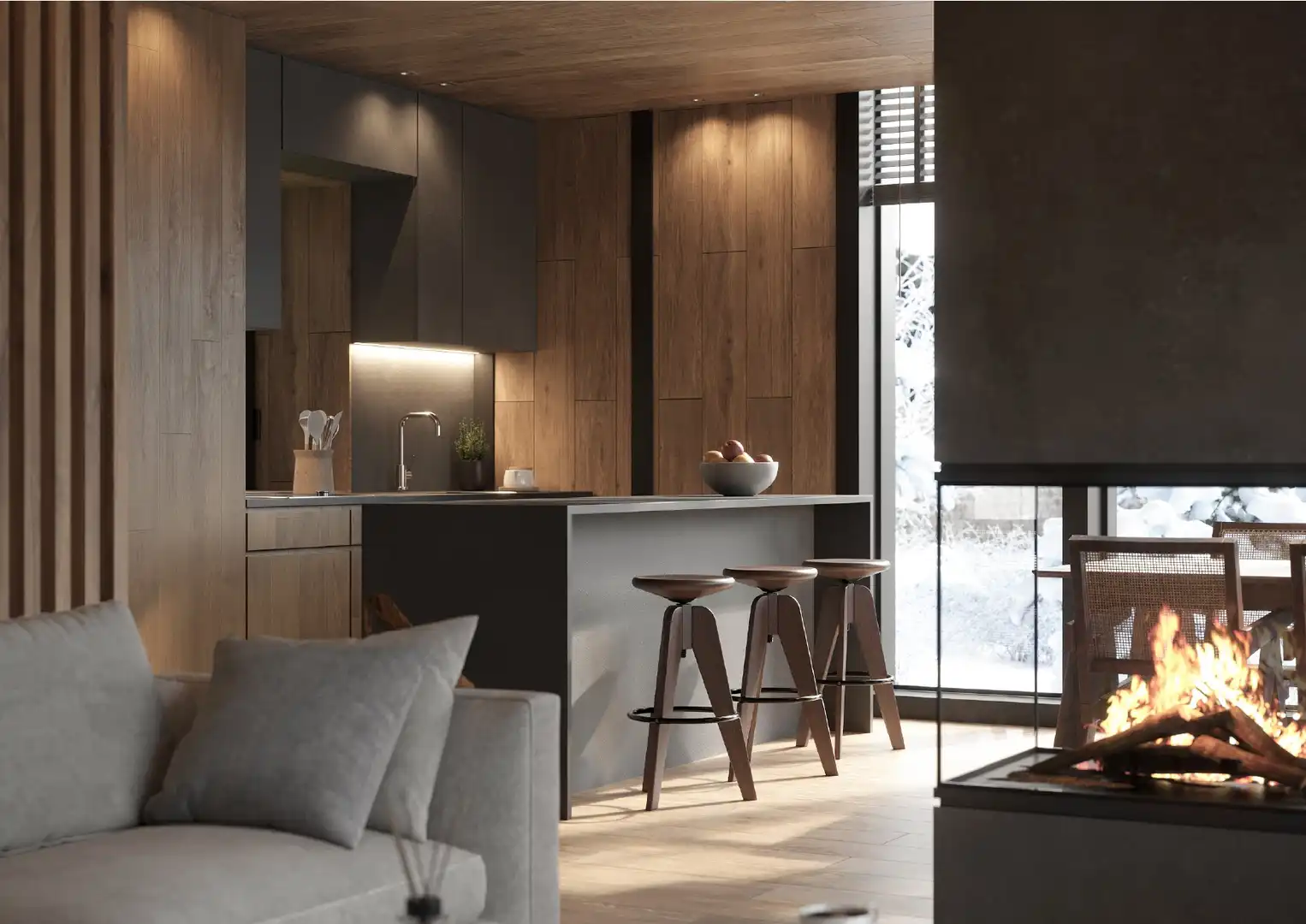 Duplex di nuova costruzione con terrazza in vendita a Arties, imagen 5