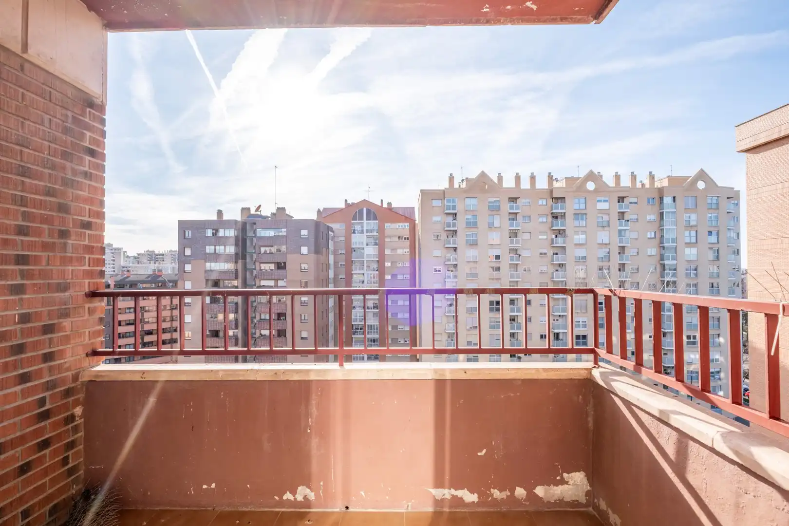 Balcony of Flat for sale in Zaragoza  with Heating, Terrace and Storage room