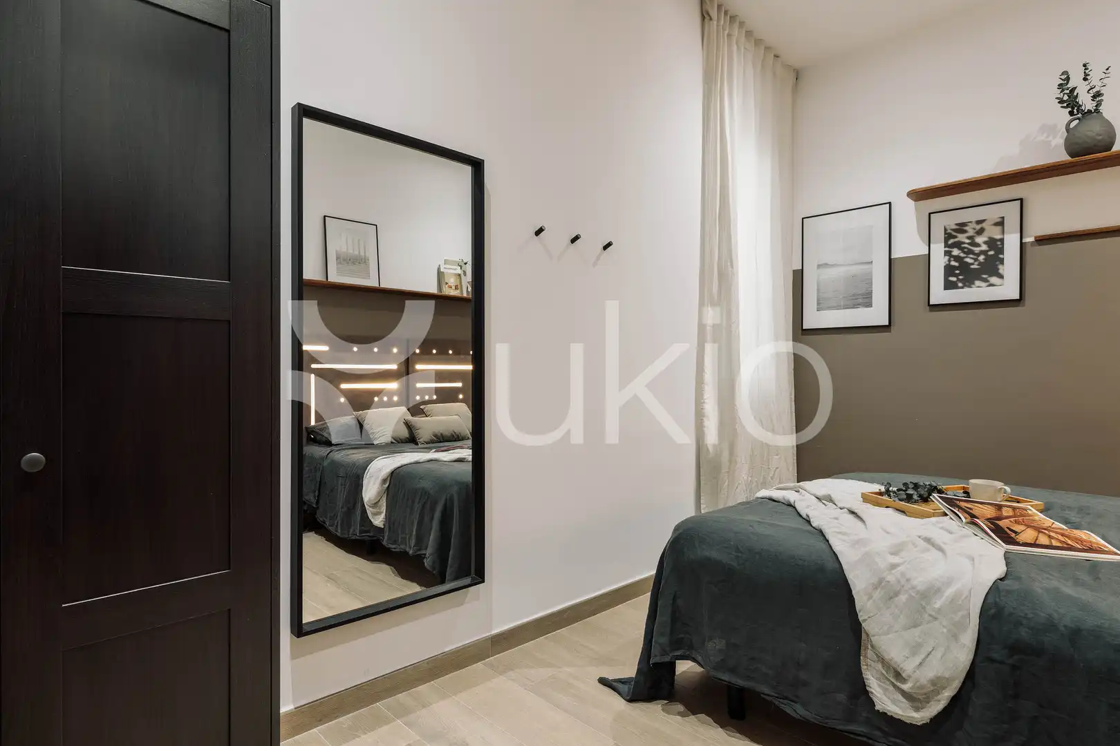 Bedroom of Apartments for rent in Barcelona  with Air Conditioner, Heating and Terrace