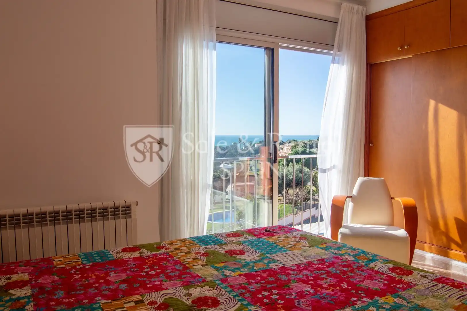 Dormitori de Casa adosada en venda en Lloret de Mar amb Calefacció, Jardí privat i Terrassa