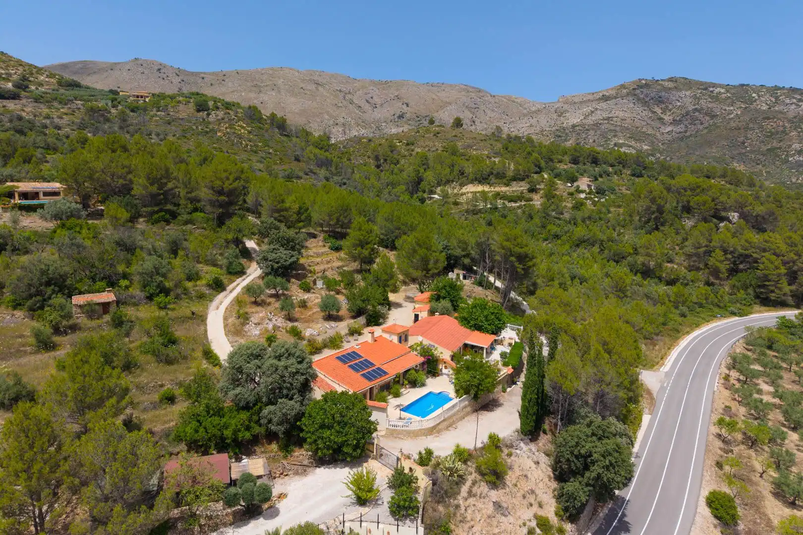 Vista exterior de Casa o chalet en venta en Castell de Castells con Aire acondicionado, Calefacción y Jardín privado