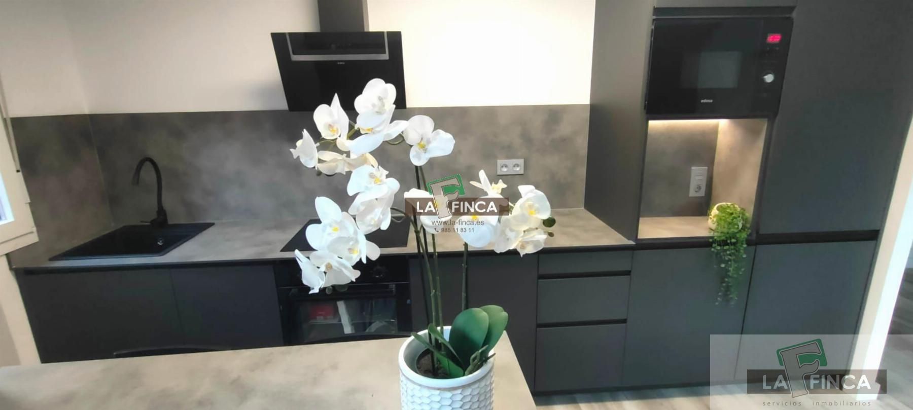Kitchen of Apartment for sale in Oviedo   with Heating and Furnished