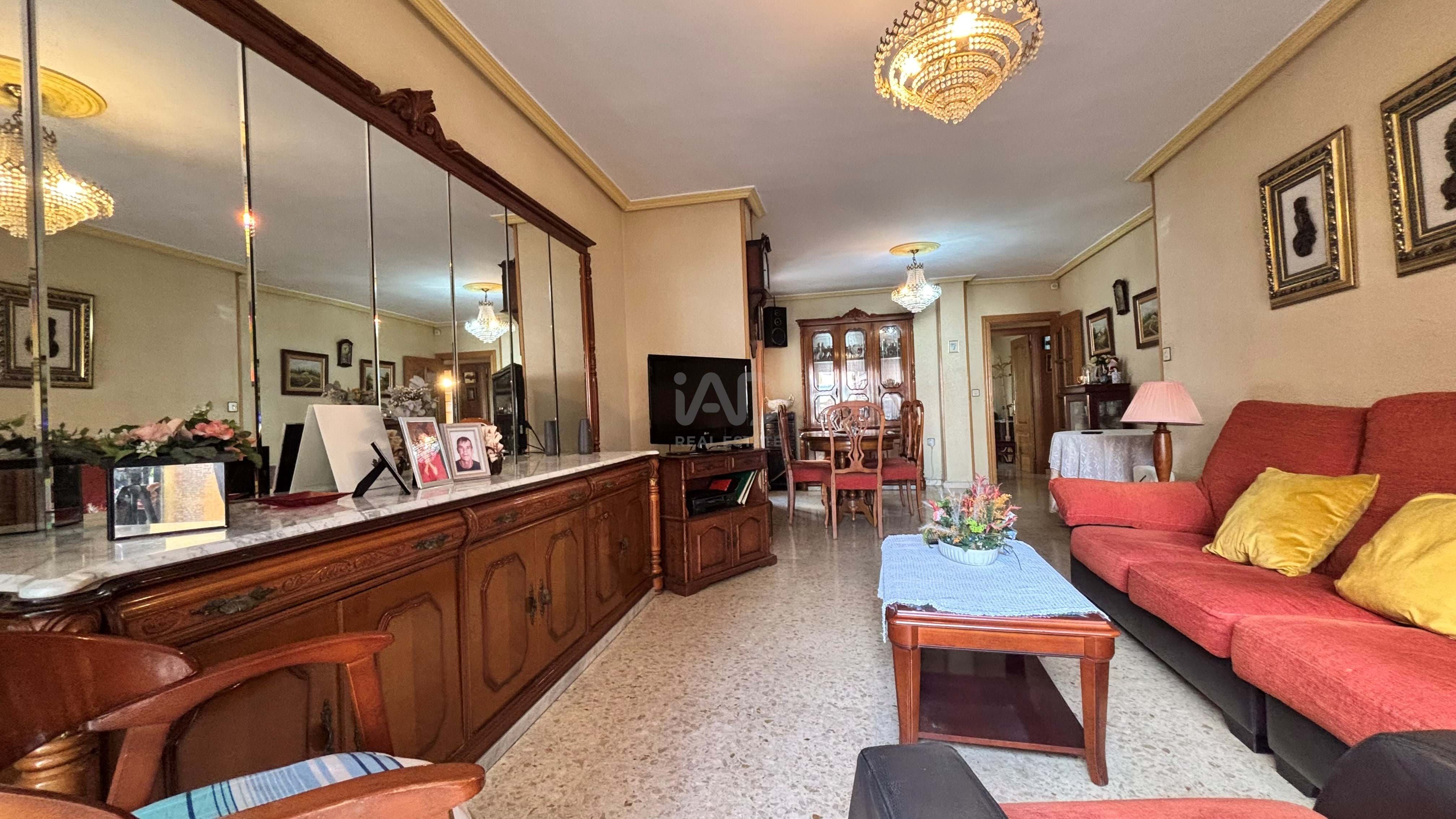 Sala de estar de Piso en venta en Alicante / Alacant con Aire acondicionado y Terraza