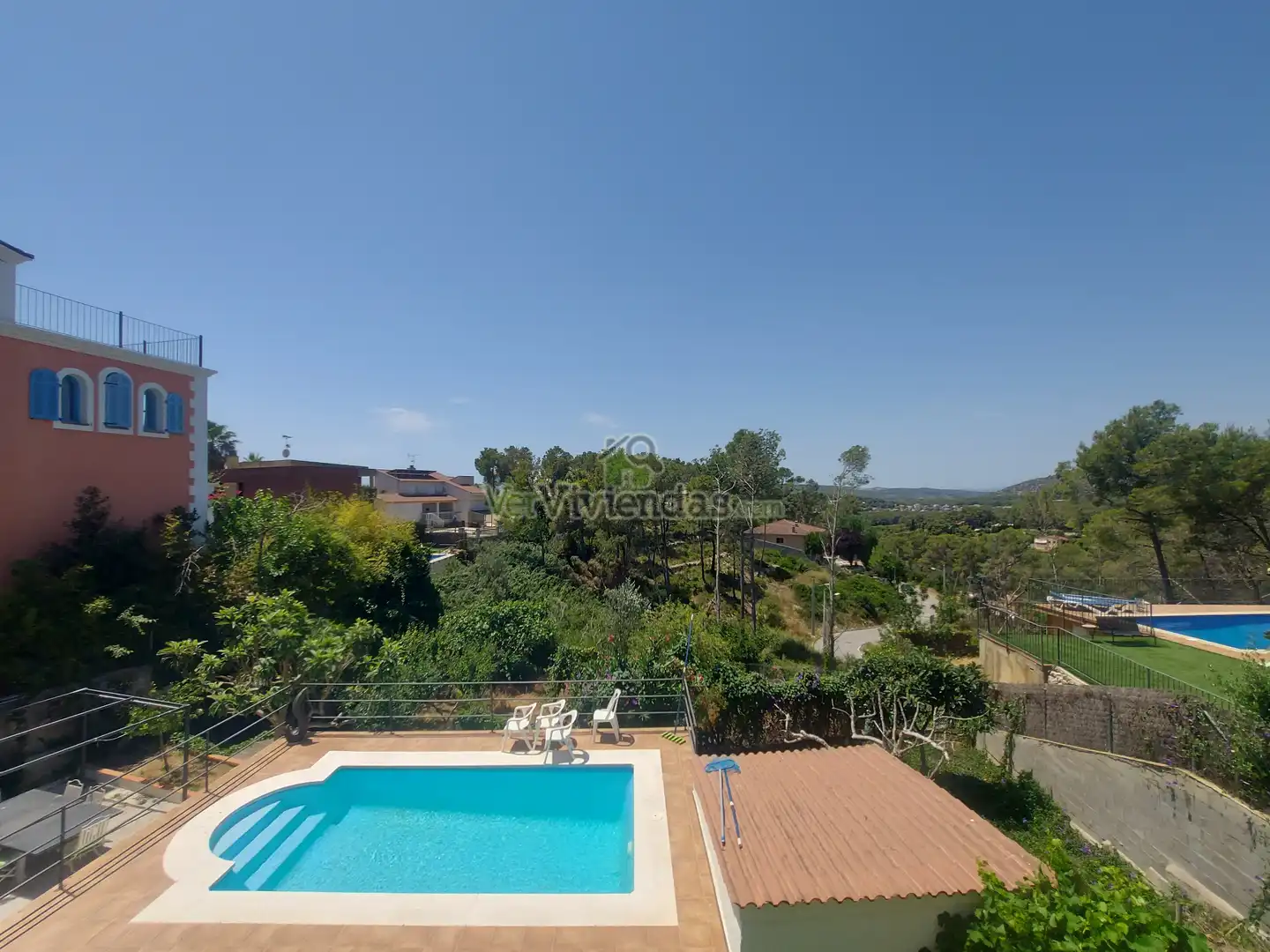 Piscina de Casa o xalet en venda en Olivella amb Calefacció, Jardí privat i Parquet