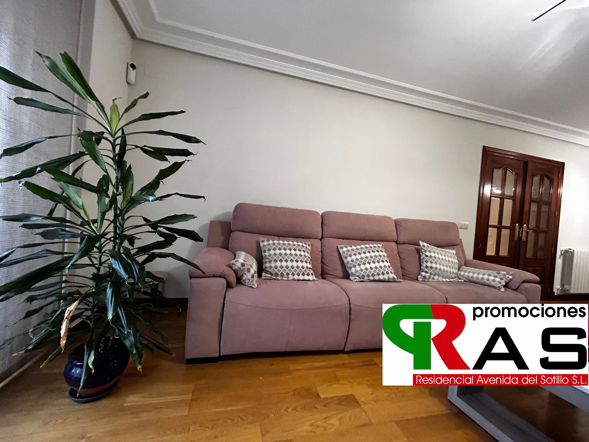 Sala de estar de Piso de alquiler en Ávila Capital con Calefacción, Parquet y Terraza