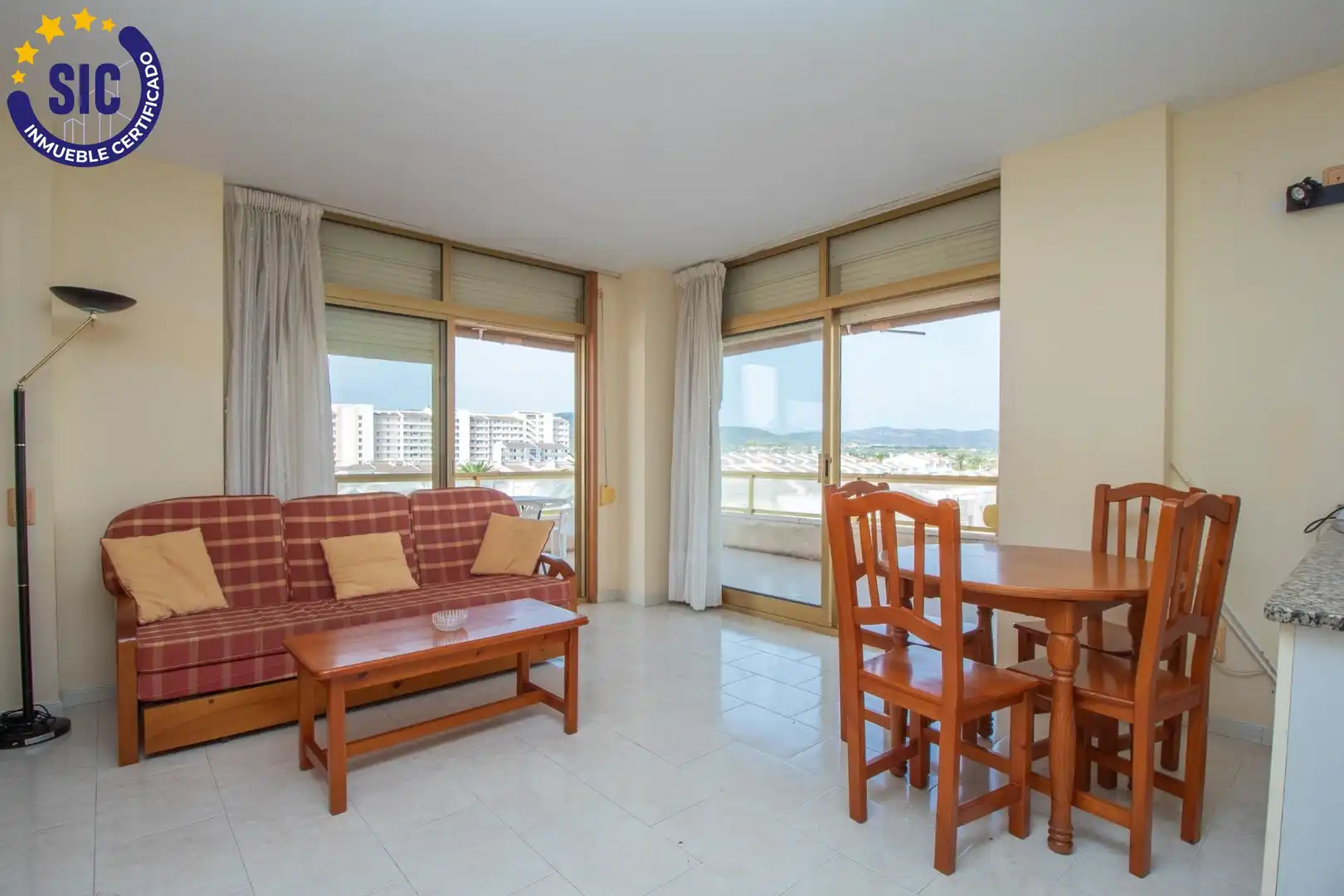 Dormitori de Apartament en venda en Peñíscola / Peníscola amb Terrassa, Moblat i Piscina comunitària