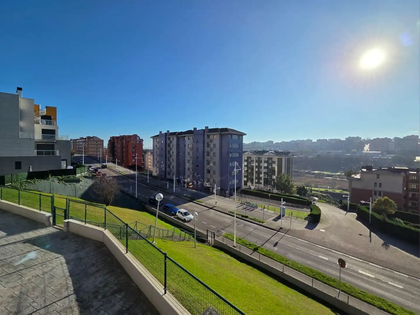 Außenansicht von Wohnung zum Verkauf in Santander mit Heizung, Privatgarten und Parkett