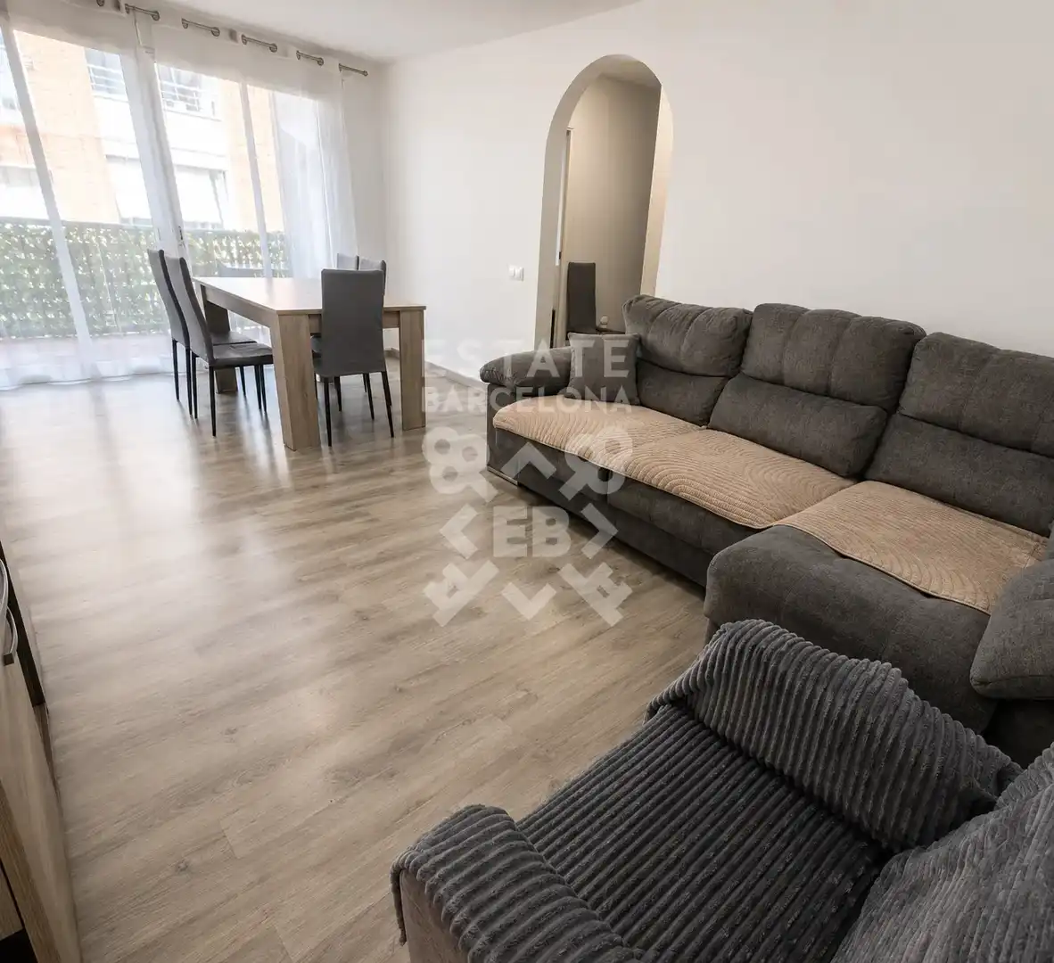 Sala d'estar de Pis en venda en Blanes amb Terrassa i Moblat