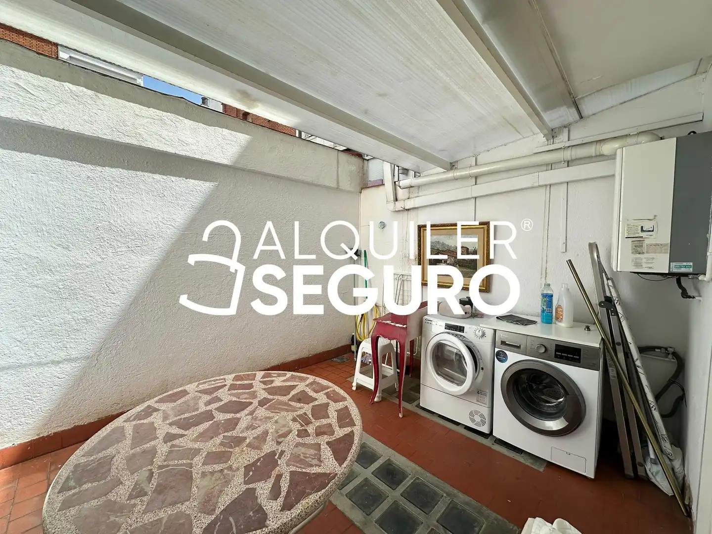 Terraza de Piso de alquiler en Madrid con Aire acondicionado, Calefacción y Terraza