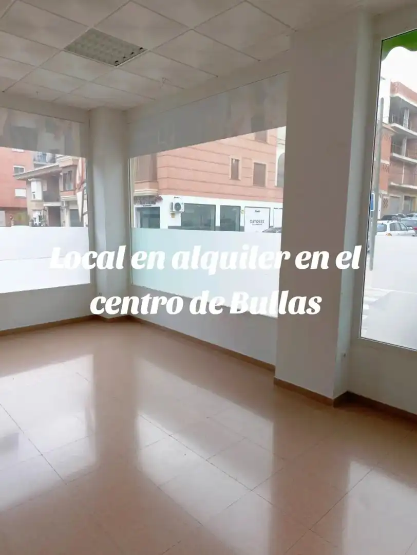 Local de alquiler en Bullas