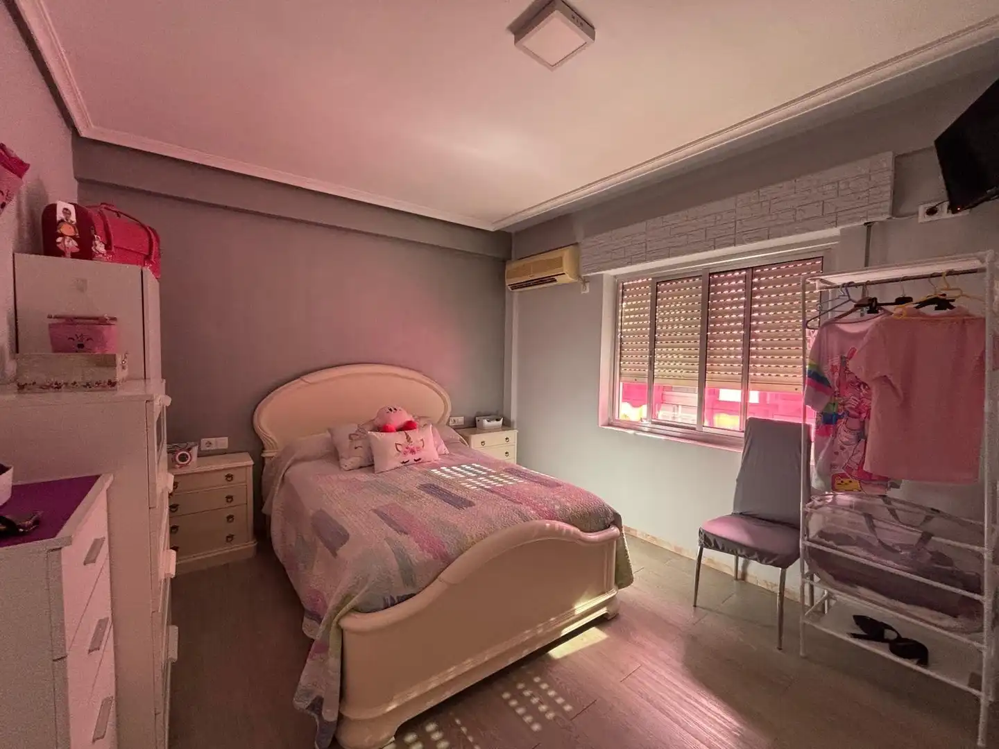 Bedroom of Flat for sale in Cáceres  with Air Conditioner, Terrace and Furnished