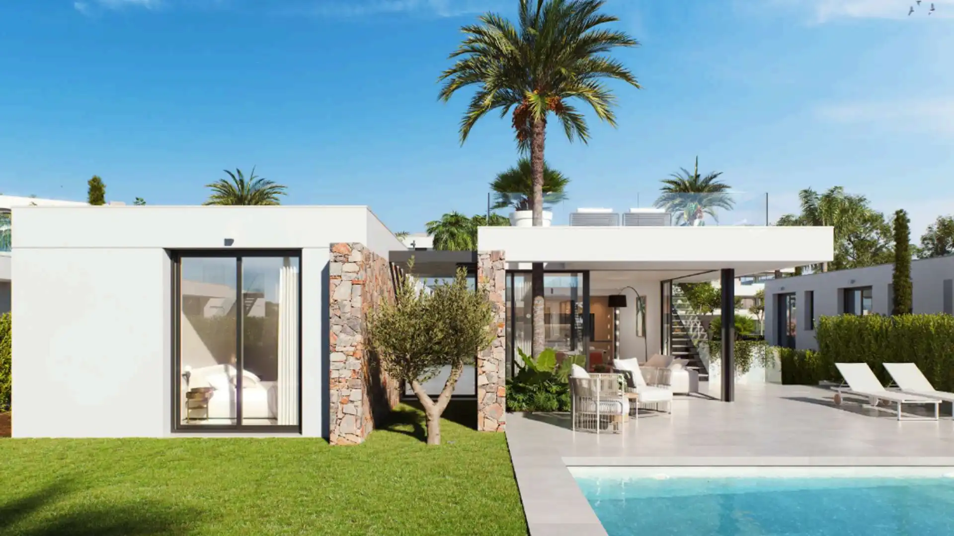 Vista exterior de Casa o chalet en venta en Torre-Pacheco con Piscina