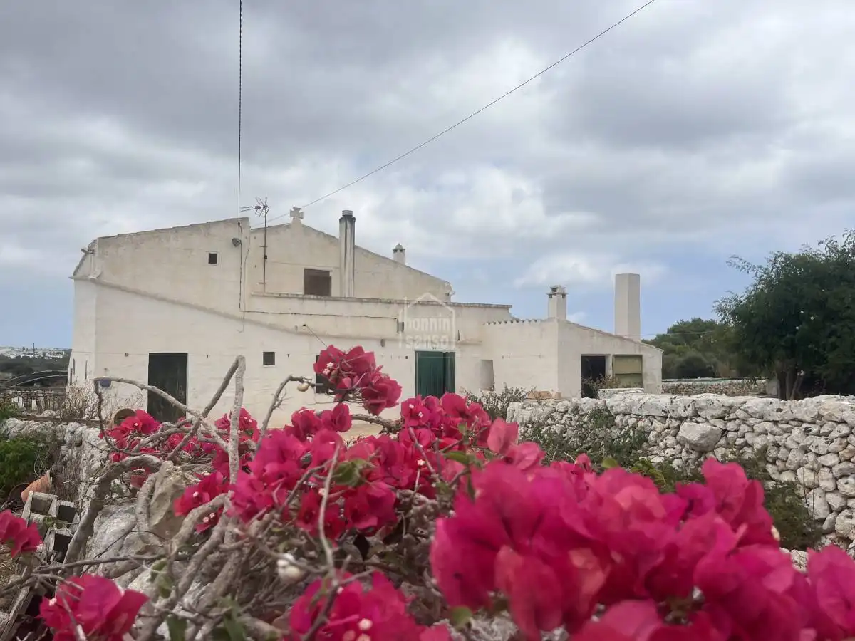 Maison rustique avec piscine à vendre à Sant Lluís - S'Ullestrar - Torret