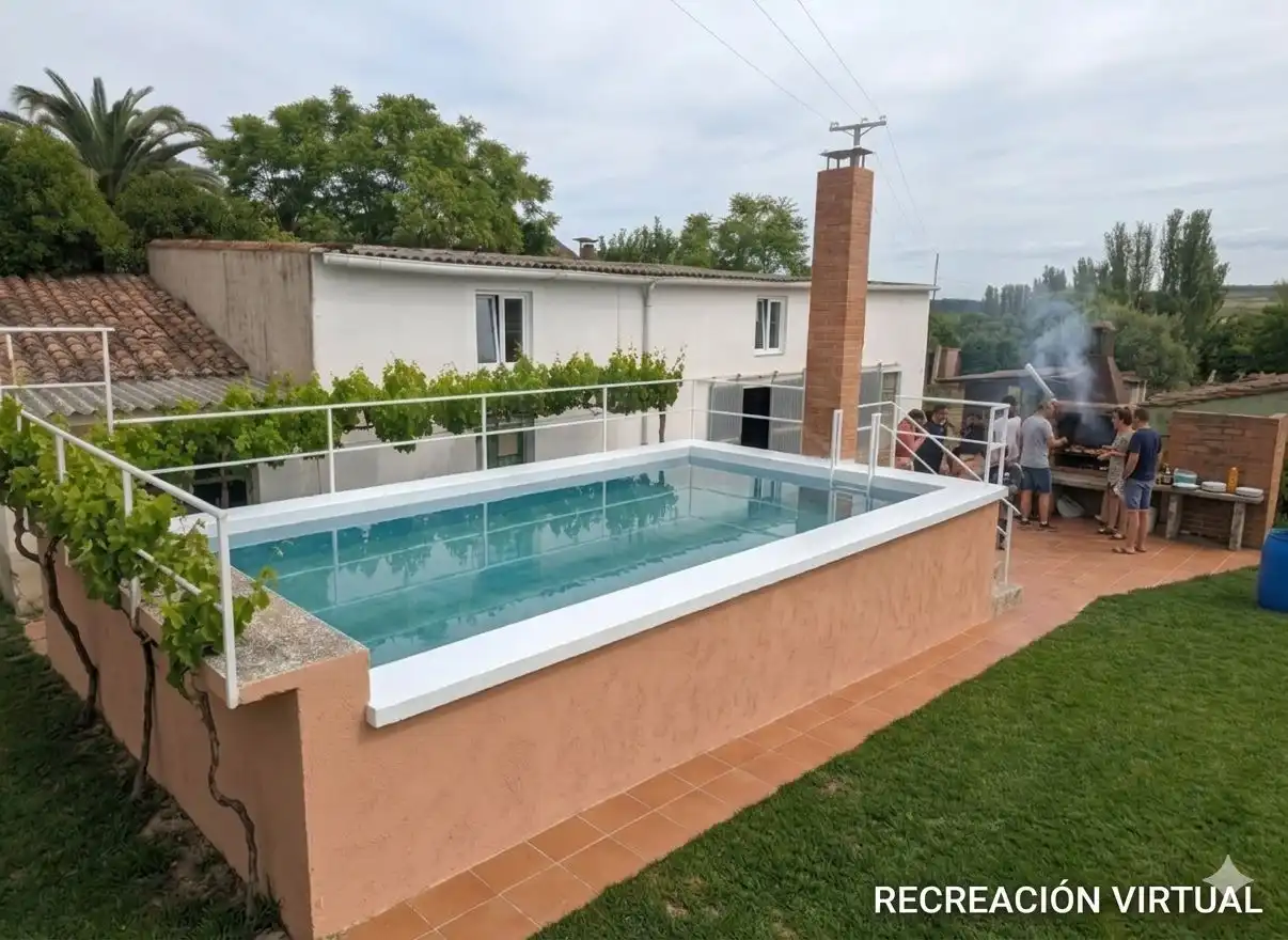 Piscina de Finca rústica en venda en  Logroño amb Calefacció i Piscina