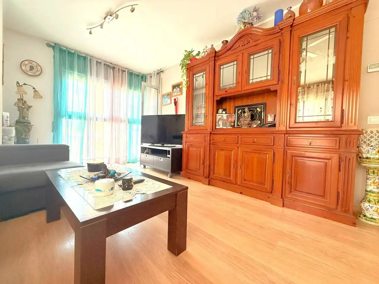 Living room of Flat for sale in Sant Celoni  with Heating, Furnished and Alarm