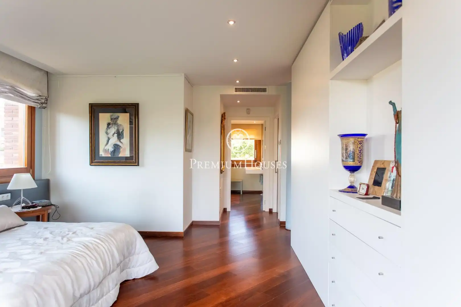 Schlafzimmer von Haus oder Chalet zum Verkauf in Cabrera de Mar mit Klimaanlage, Heizung und Privatgarten
