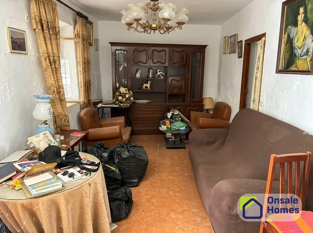 Living room of Detached homes for sale in Mijas  with Private garden