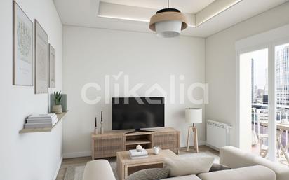 Living room of Flat for sale in  Barcelona Capital  with Air Conditioner, Heating and Terrace