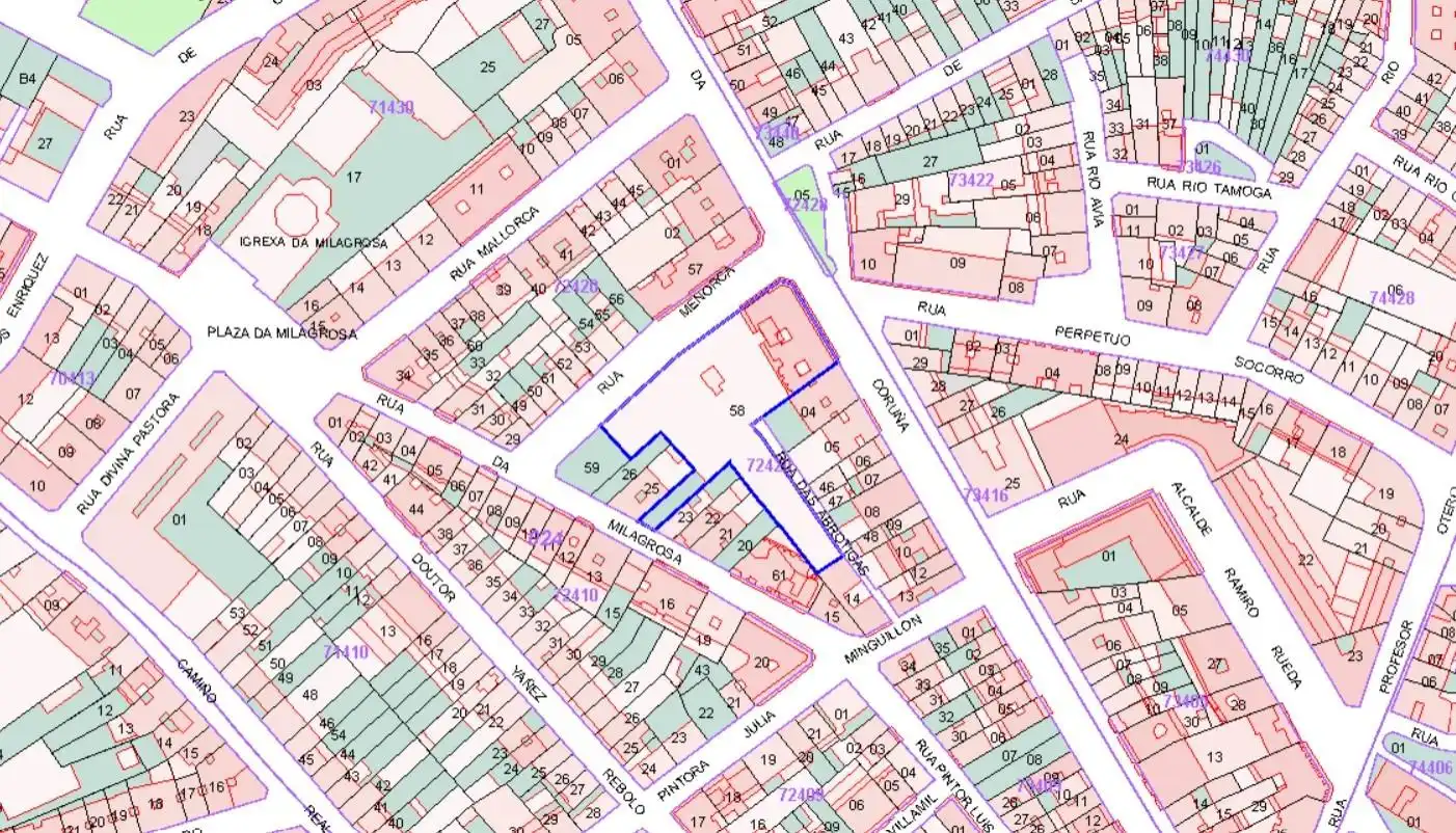 Terreno residencial en venta en A Milagrosa