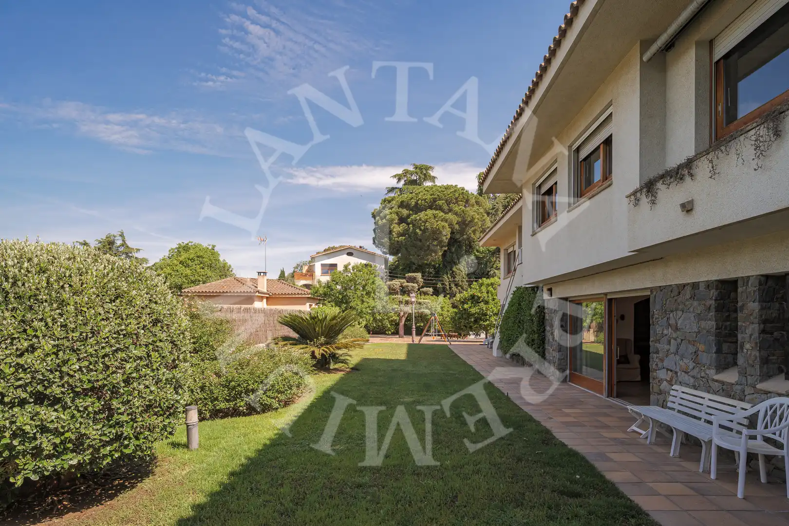 Jardín de Casa o chalet en venta en La Garriga con Aire acondicionado, Calefacción y Jardín privado
