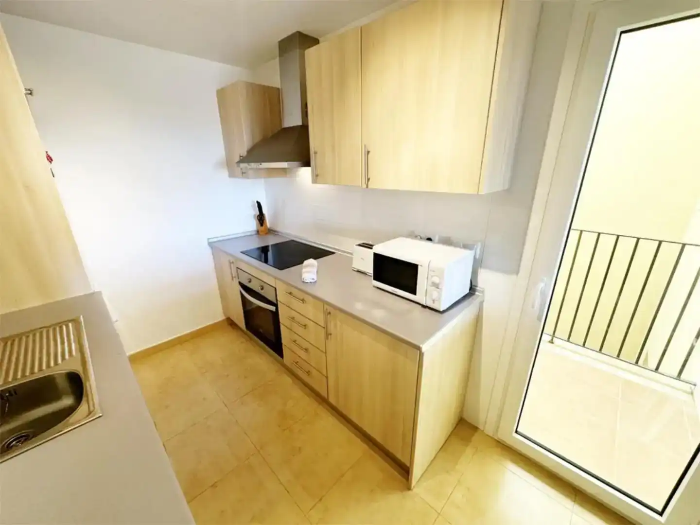 Küche von Wohnung zur Miete in Torre-Pacheco mit Klimaanlage und Balkon