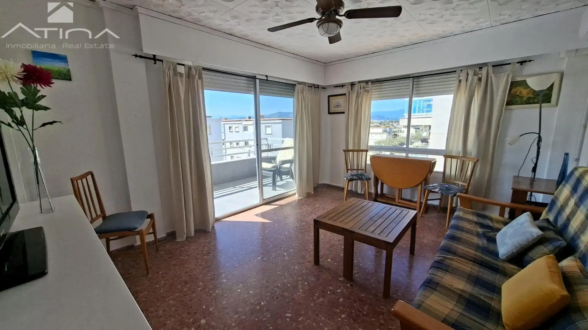 Sala de estar de Apartamento en venta en Bellreguard con Aire acondicionado y Terraza