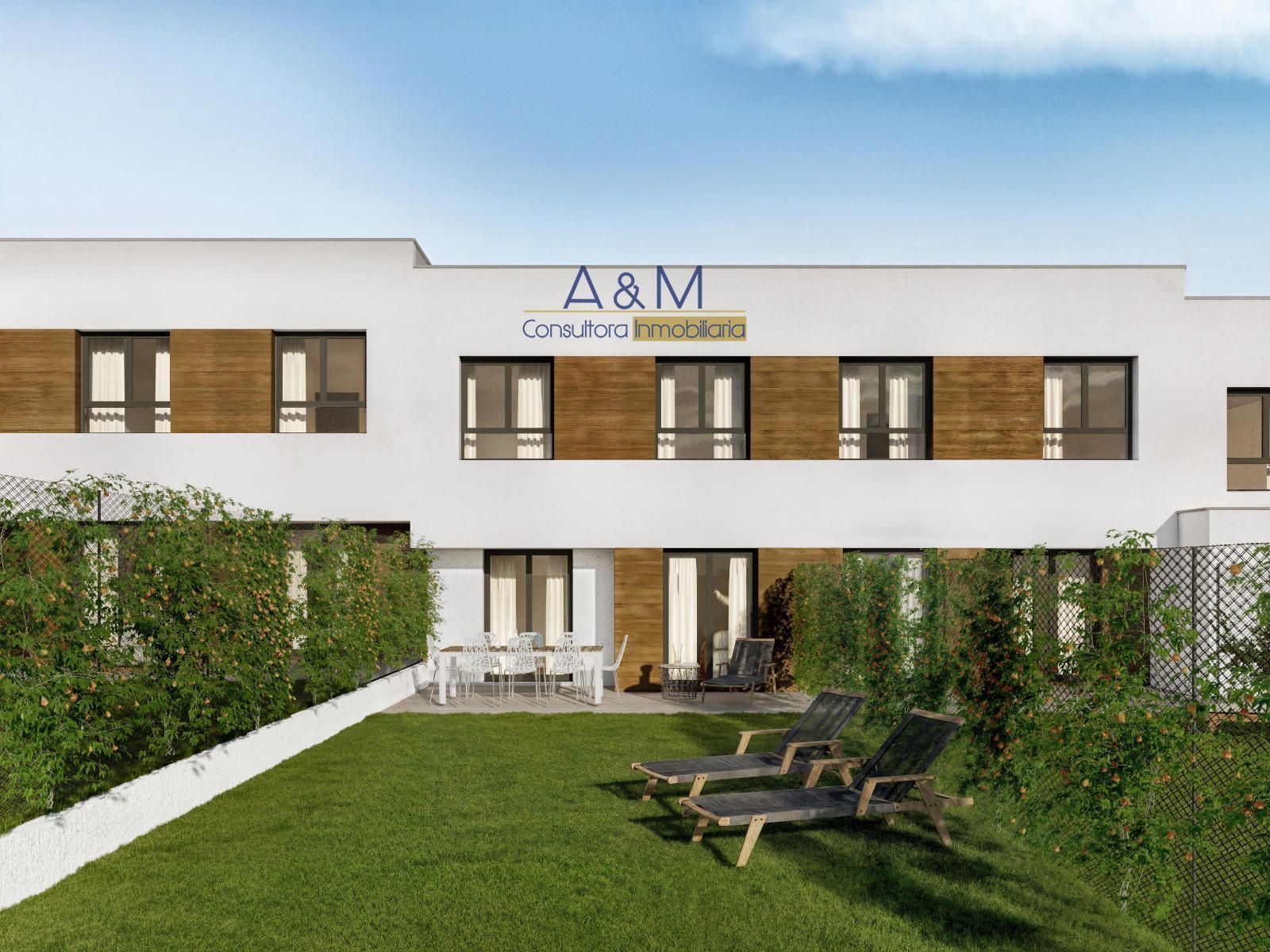 Exterior view of Single-family semi-detached for sale in Zaratán  with Air Conditioner, Heating and Private garden