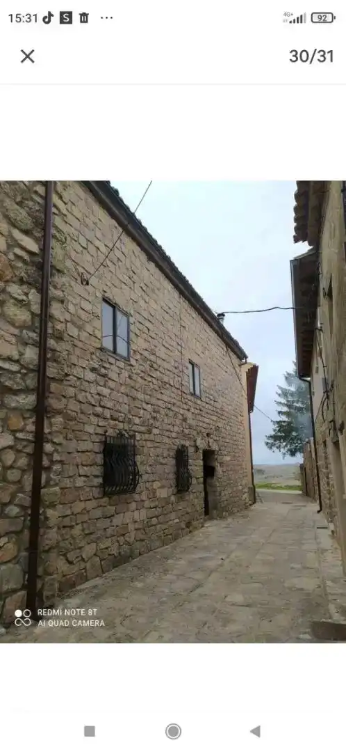 Vista exterior de Casa adosada en venda en Medinaceli amb Jardí privat, Moblat i Forn