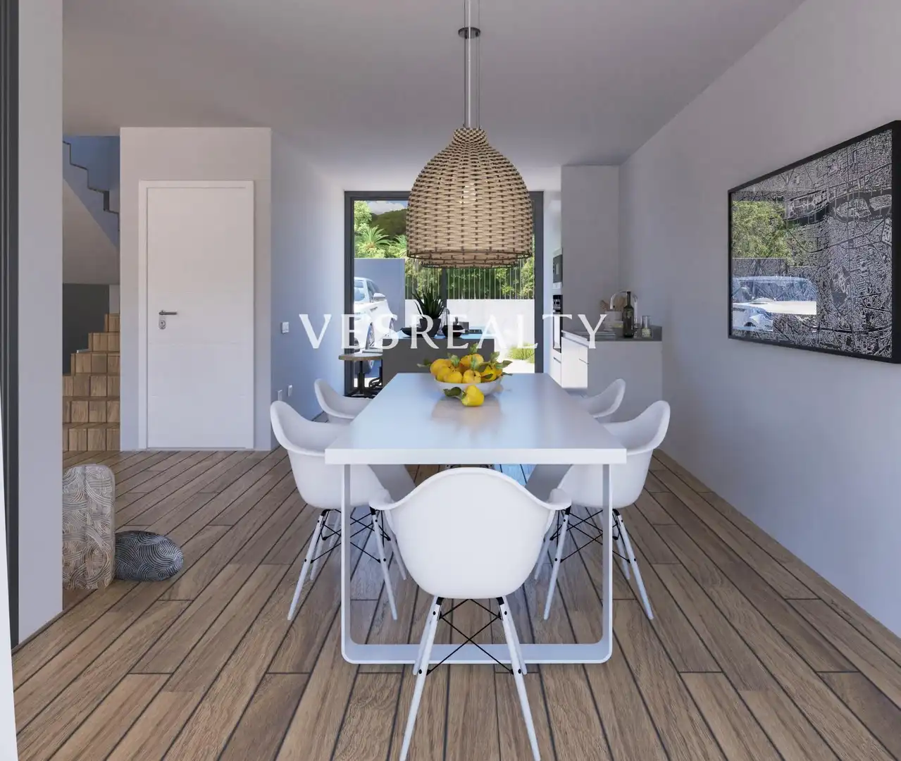 Menjador de Casa o xalet en venda en San Fulgencio amb Aire condicionat, Jardí privat i Terrassa