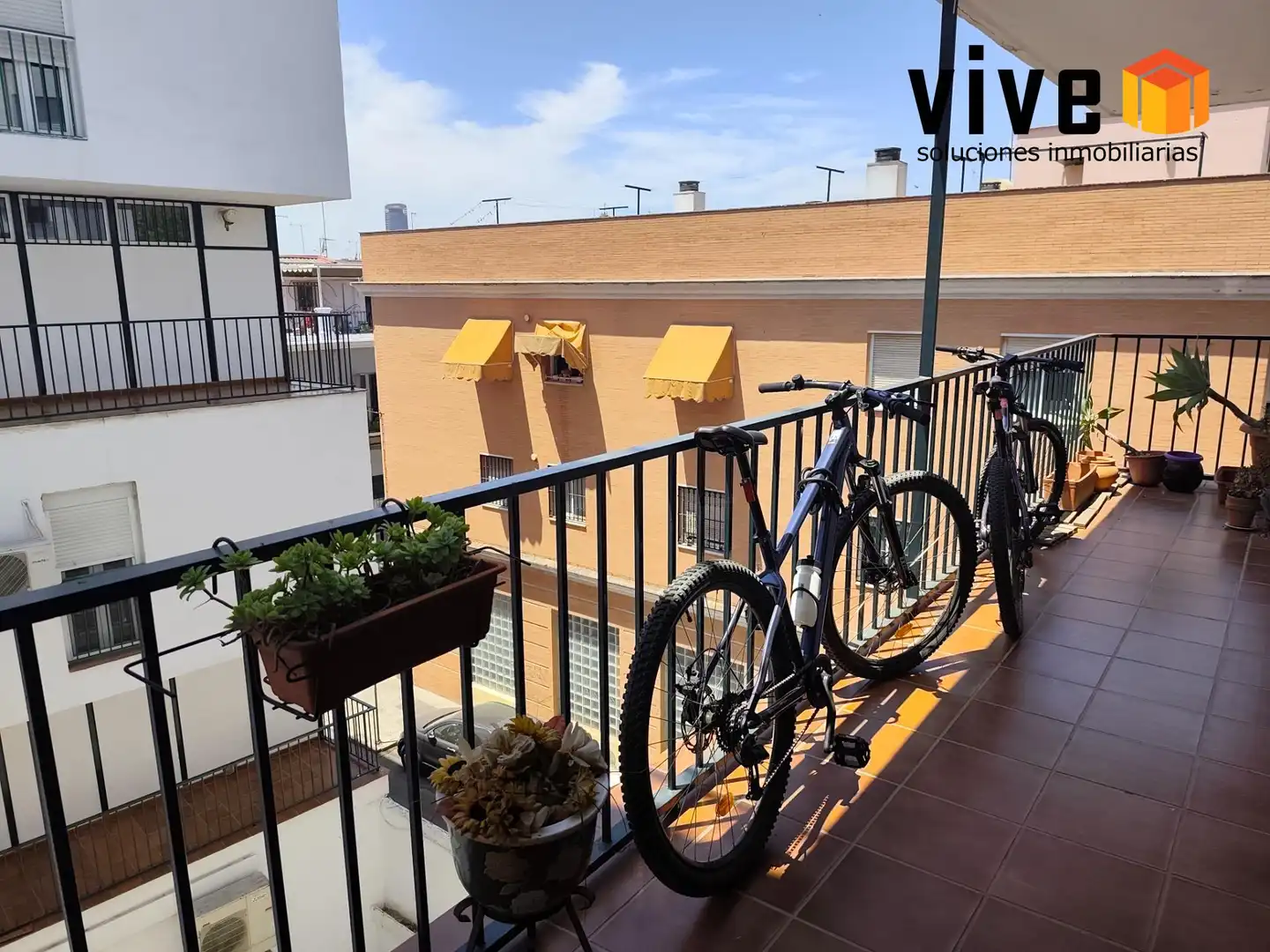 Terraza de Piso de alquiler en Sevilla con Aire acondicionado, Amueblado y Balcón