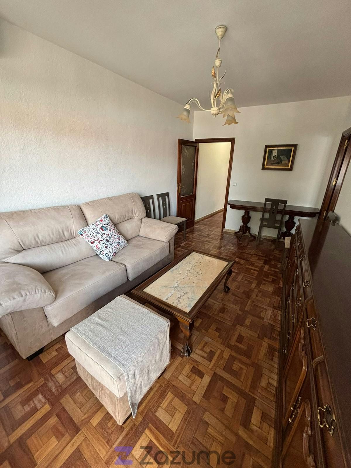 Sala d'estar de Pis de lloguer en Getafe amb Aire condicionat, Calefacció i Moblat