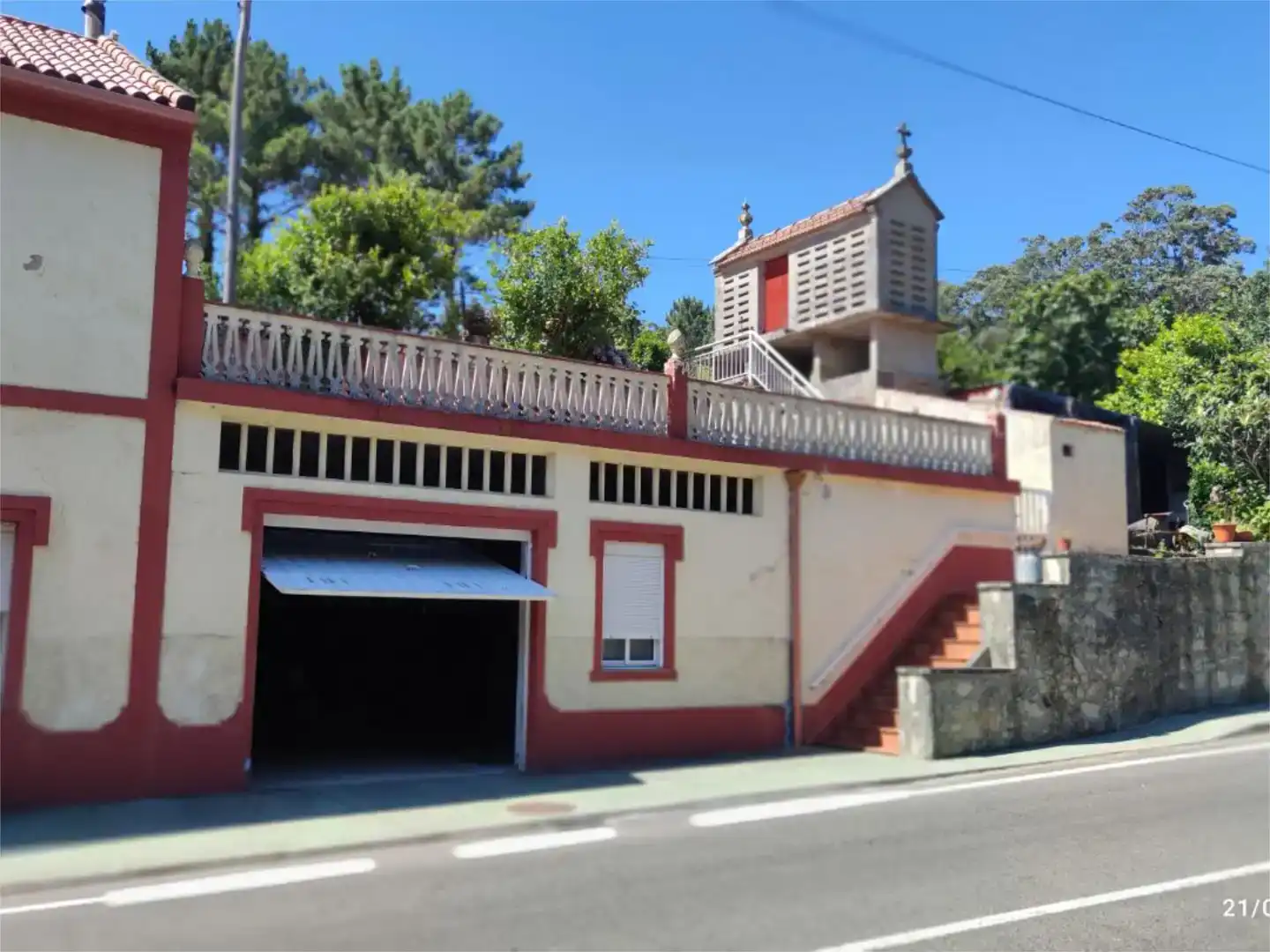 Vista exterior de Casa o chalet en venta en Ponteceso con Balcón
