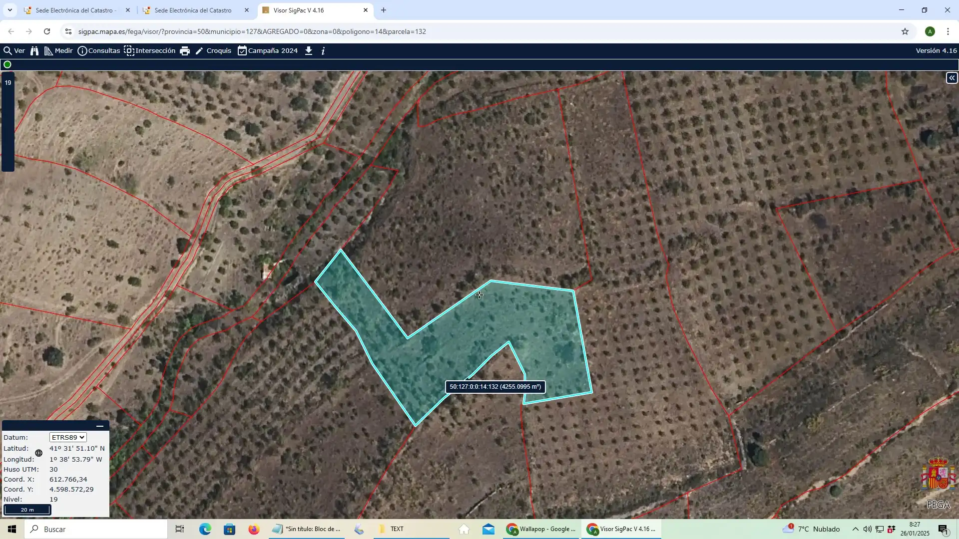 Terreno en venta en Illueca