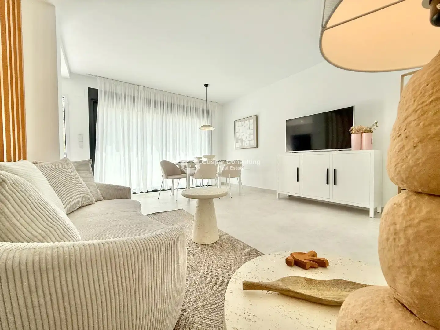 Sala de estar de Casa adosada en venta en Cox con Calefacción, Jardín privado y Terraza