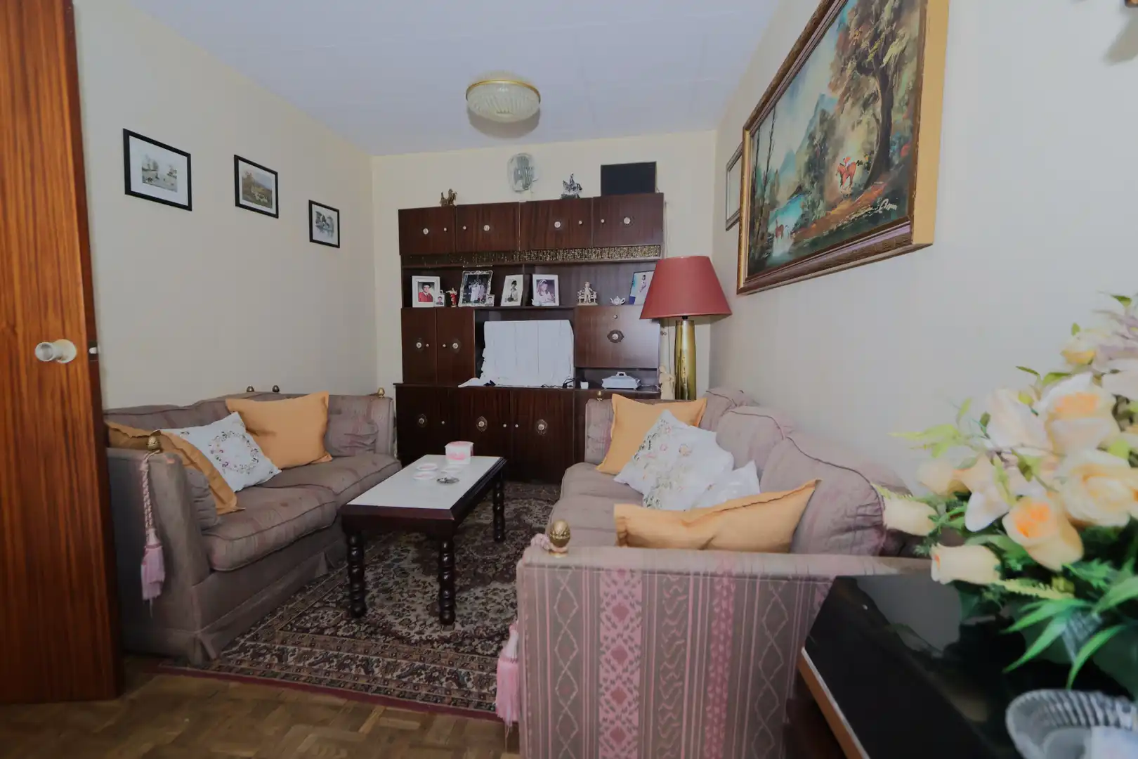 Sala de estar de Casa adosada en venta en Malpica de Bergantiños con Trastero, Amueblado y Balcón